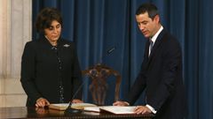 El ministro de Infraestructuras luso, Joao Galamba