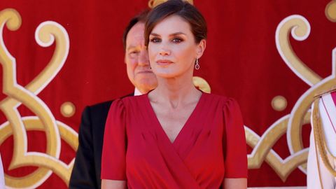 Letizia Ortiz en el acto central del Da de las Fuerzas Armadas 2019 en Sevilla