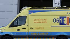 Foto de archivo de una ambulancia del 061
