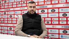 Yago Iglesias, en sala de prensa del �ngel Carro en una entrevista a La Voz.