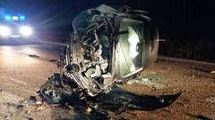 Aparatoso accidente en Lourenz�