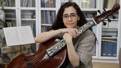 Ademais de int�rprete de viola da gamba, Sara Ruiz � profesora no Conservatorio Superior de Vigo.