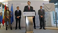 Mariano Rajoy, en la inauguraci�n del Sexto Edificio del Museo de Pontevedra. 