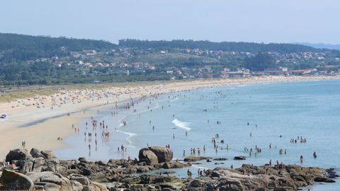 Praia de A Lanzada, em O Grove.