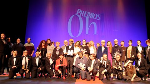 Foto de familia de los Premios Oh! 2017