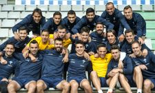 Los jugadores racinguistas han trabajado duro para llegar a esta promocin de ascenso. 