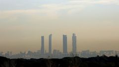 Nube de poluci�n sobre Madrid