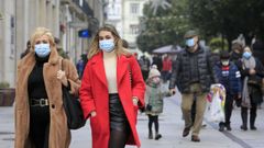 El consenso en Lugo sobre el abandono de la mascarilla en interiores no es todav�a total. 