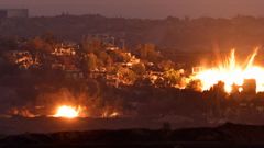 Bombardeos en la Franja de Gaza