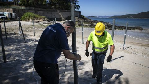 Las im�genes del primer d�a de la fase 2 de la desescala en Barbanza