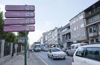 El tr�fico es denso y lento en el centro urbano de Padr�n, especialmente en horas punta. 