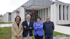 Parte de la nueva directiva de Bioga, con el nuevo presidente Jos� Manuel L�pez Vilari�o y la vicepresidenta Carme Pamp�n en el centro