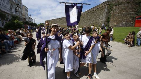 El desfile escolar del Arde Lucus
