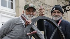 Jos� Manuel, Pupo (izquierda), y Ramiro, dos de los hermanos del Costa de �frica