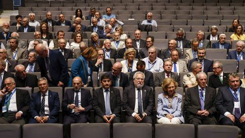 La reina Sofía preside el acto de clausura del Congreso de los Bancos de Alimentos.
