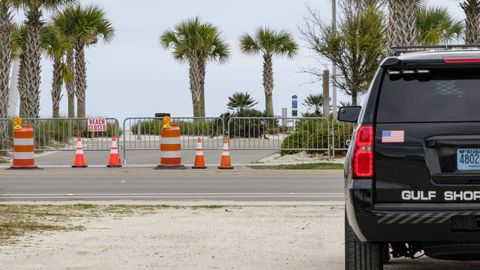 Veh�culo de la polic�a en Alabama. 