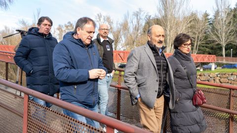 El presidente de la CHMS este martes en Xinzo