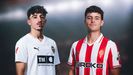 Diego L�pez (Valencia) y Dani Queipo (Sporting)
