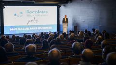 Roldn Rodrguez, director general de hospitales de Recoletas en un acto en Ourense