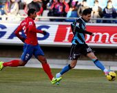 Rennella, autor del gol de la �ltima victoria del Lugo fuera de casa, en Soria ante el Numancia.