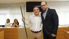Sucesi�n al frente de la alcald�a de Teo. En la imagen, Rafael Sisto y Marti�o Noriega