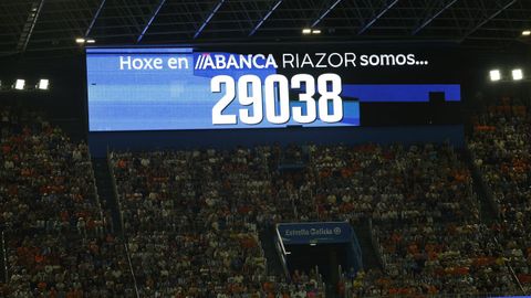 29.038 espectadores presenciaron el Deportivo-Elche de la primera jornada de Liga