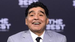 Diego Armando Maradona .Diego Armando Maradona durante una gala de la FIFA