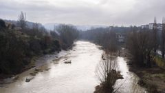 Vista del r�o Ter a su paso por Manlleu.