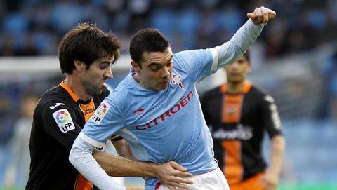 Iago Aspas, contra el Valencia esta temporada