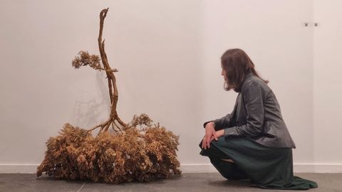 Instalaci�n de Pamen Pereira en la galer�a valenciana Set Espai d'Art.