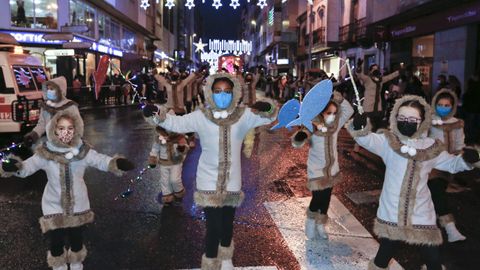 Espectculo de baile en la cabalgata de Vilalba