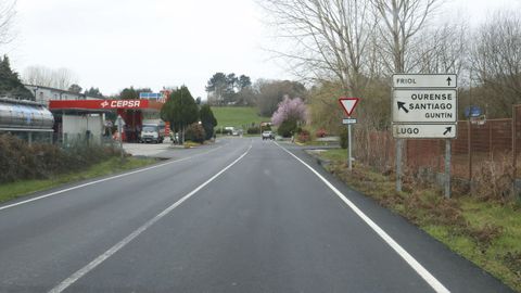 Tramo entre Lousada y A Veiga, en Guntn