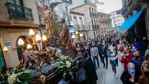 En la Ribeira se vivi uno de los momentos ms especiales de su Semana Santa, la procesin de El Paso.