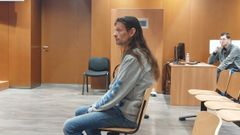 El acusado, Rom�n Alberto Montero Lago, este martes en la Audiencia Provincial de A Coru�a.