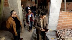 H�ctor Ca�ete y Mar Barc�n durante la visita a las nuevas instalaciones