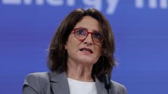 La vicepresidenta de la CE Teresa Ribera, en foto de archivo