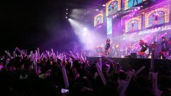 La orquesta Panorama, en una reciente actuaci�n en la comarca