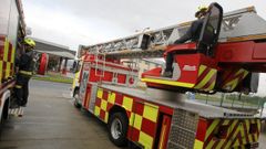 Veh�culos de los bomberos del SPEIS de Nar�n, en una imagen de archivo