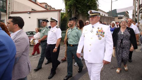 Imágenes de la procesión marítima de la Virxe do Carme en Santiago de Lampón