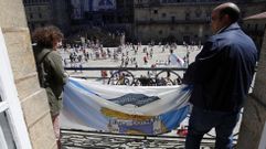 Imagen de archivo de un anterior homenaje a Casal en Santiago