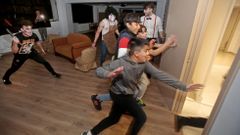 T�NEL DEL TERROR DEL IES S�NCHEZ CANT�N POR EL SAMA�N. AMBIENTADO ESTA VEZ EN UN ANTIGUO CINE. HALLOWEEN