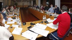 Imagen de archivo de un pleno de Boiro