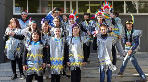 Fiestas de carnavales en los colegios de Barbanza