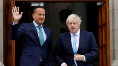 La �ltima reuni�n entre Leo Varadkar y Boris Johnson tuvo lugar en Dubl�n a principios de septiembre