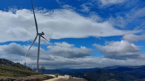 El parque e�lico Mondigo, en su recta final de construcci�n