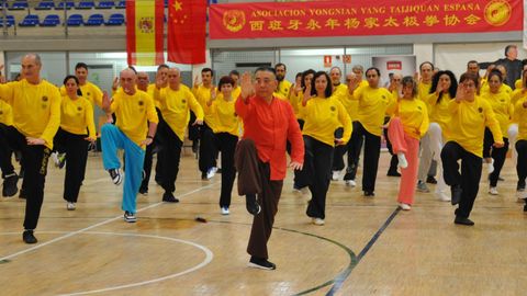 El Maestro Fu Qing Quan dirige el Curso Internacional de Tai Chi Tradicional, en tierras ourensanas