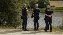 Agentes en la zona de Los Robles este viernes