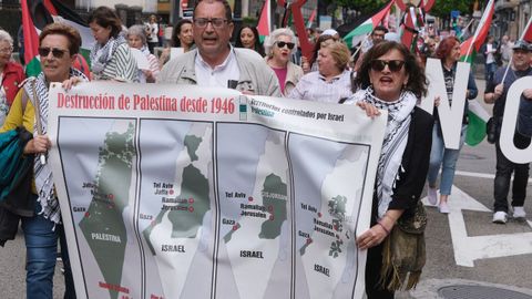 Manifestacin por Palestina en Oviedo