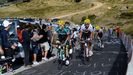 Imagen de archivo de la Vuelta Ciclista a su paso por el Puerto de Pajares