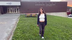 Saleta Oltra Martnez, alumna del IES Valle Incln de Pontevedra que est estudiando en Bay Roberts, en Canad